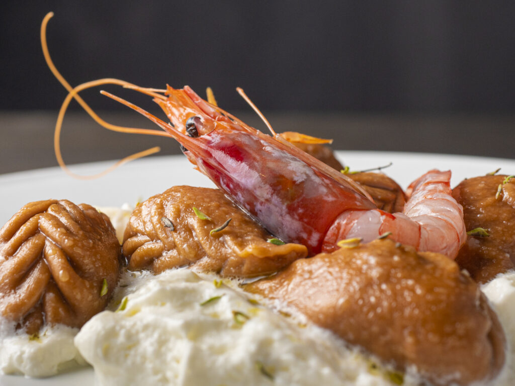 Culurgiones e Gamberi viola nel snuovo menu autunnale Gourmet Sardo